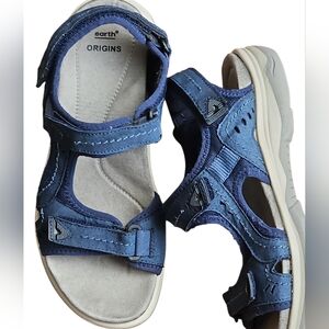 Earth Origins Higgins Halton Sport Suede, Bleu Marine Size 8.5